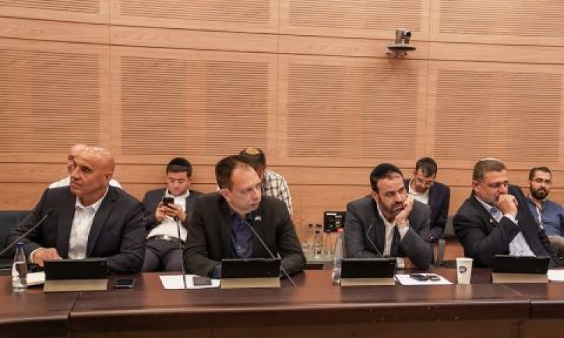 אביחי בוארון, ינון אזולאי, ולדימיר בליאק, חמד עמאר [צילום: דני שם-טוב/דוברות הכנסת]