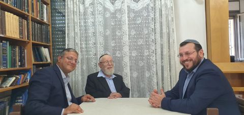 עם הרב דוב ליאור