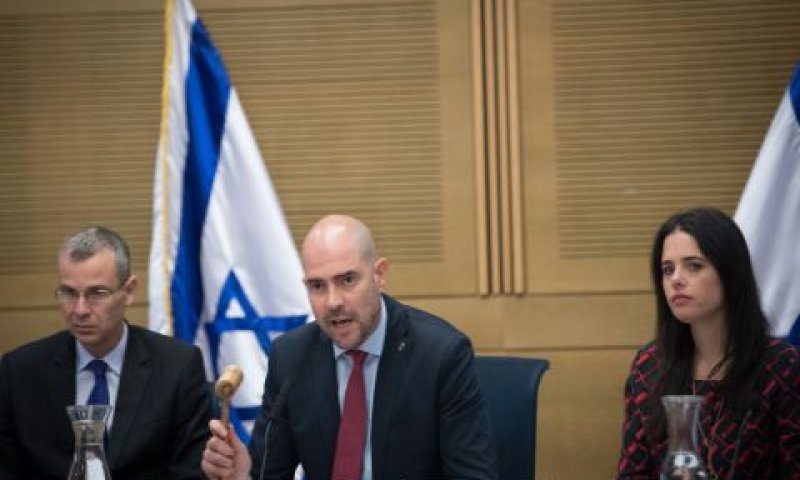 שקד ולוין. "עוד משילות" [צילום: יונתן זינדל/פלאש 90]