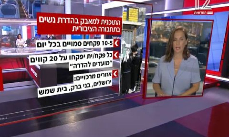 הדיווח בחדשות 12
