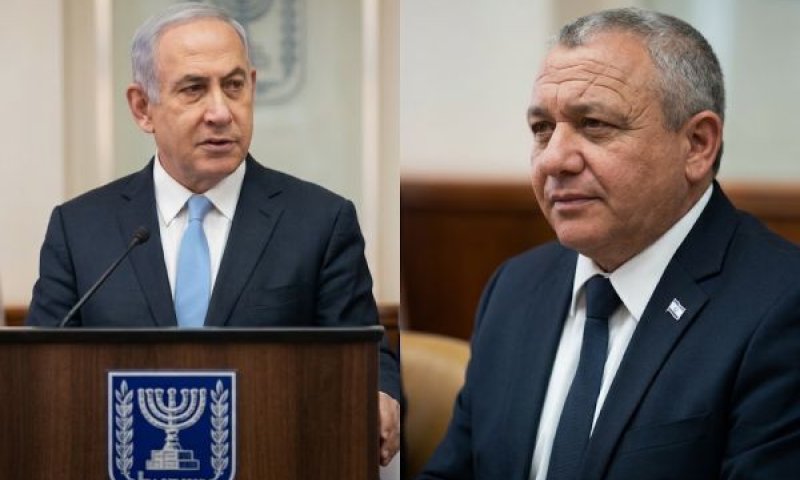 אייזנקוט, נתניהו. אבטחה "ברמה נאותה" [עיבוד: AI]