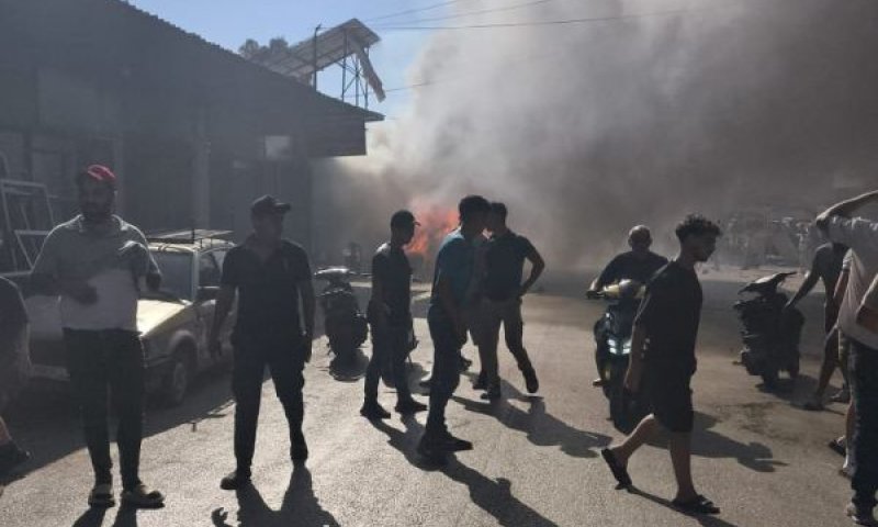 זירת החיסול [צילום: רשתות ערביות]