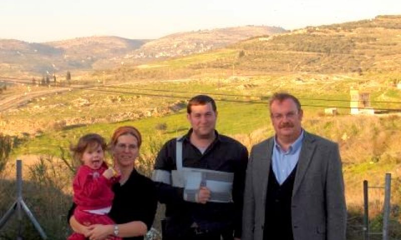 הרשקוביץ במהלך הסיור