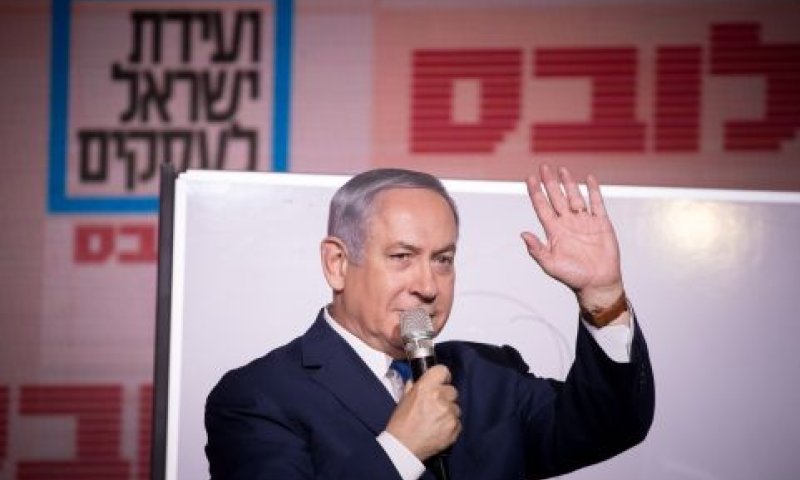 נתניהו. מתקפה על התקשורת [צילום: יונתן זינדל/פלאש 90]
