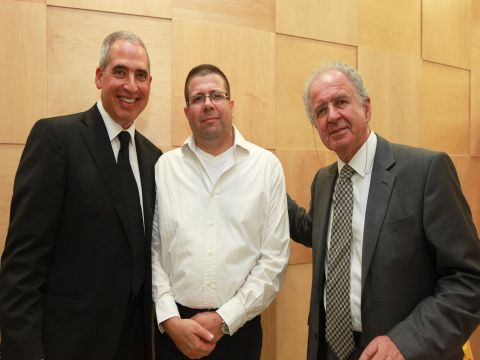 יהודה רוה, יורם רבין, דורי קלגסבלד [צילום: רונן טופלברג]