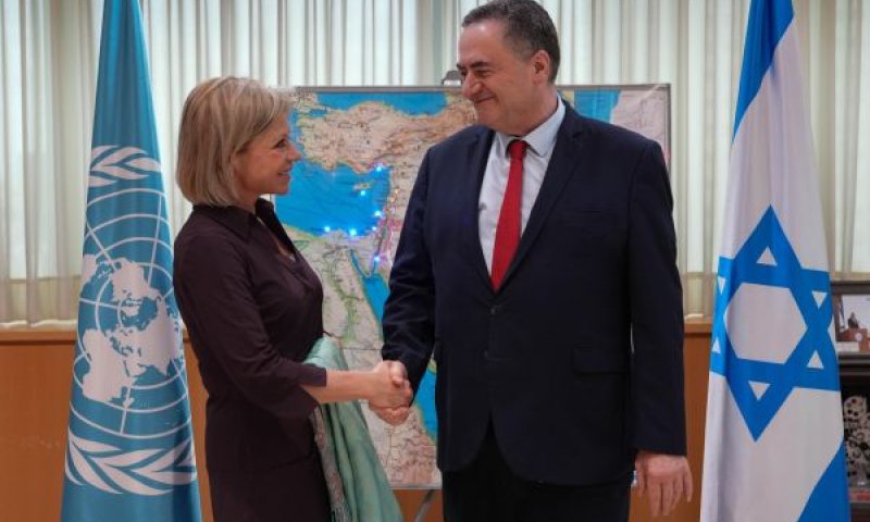 האש תשרוף את חיזבאללה ואת לבנון. כ"ץ [צילום: אריאל חרמוני]