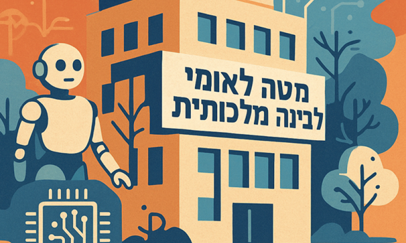 בין המטרות: גיוס כוח אדם איכותי ופיתוח תשתיות מחשוב מתקדמות [איור: איציק וולף, באמצעות AI]
