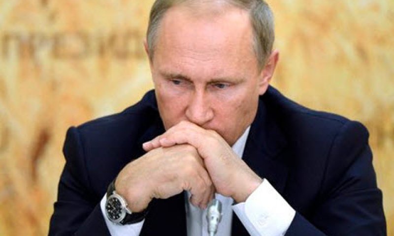 פוטין. זועם על ארדואן [צילום: Alexei Nikolsky/RIA-Novosti, Kremlin Pool Photo via AP]