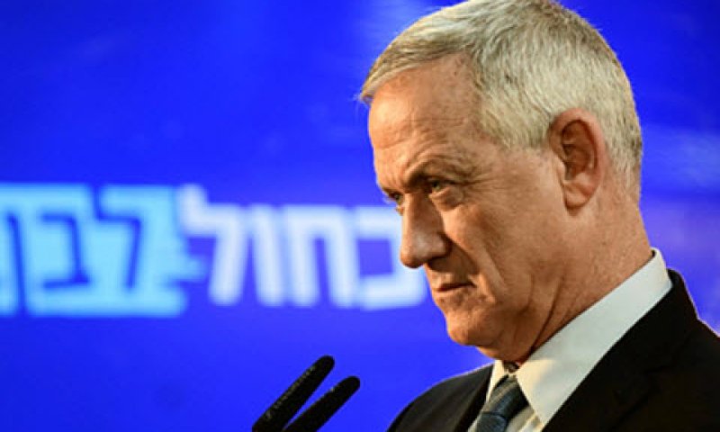גנץ. פריצה שניה אחרי האירנים [צילום: תומר נויברג/פלאש 90]