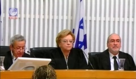 גרוניס, ביניש וריבלין [צילום: מן הטלוויזיה]