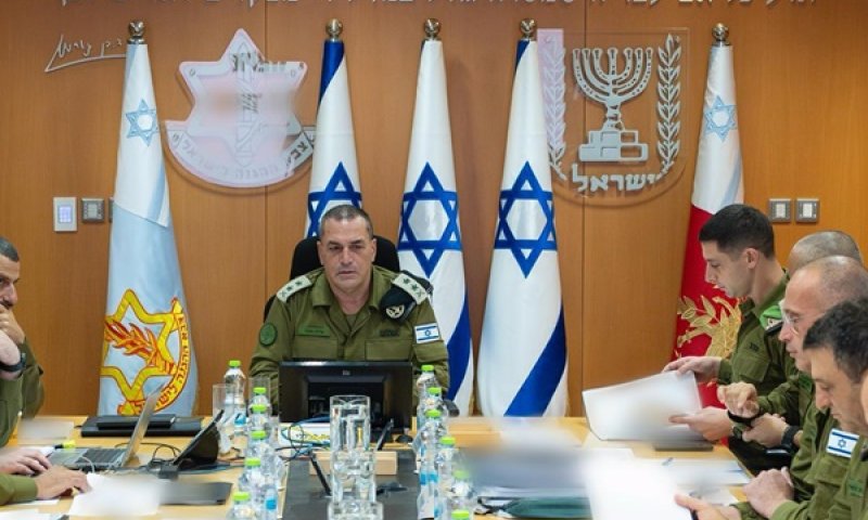 רב אלוף זמיר, הבוקר בפורום מטכ"ל [צילום: דובר צה"ל]