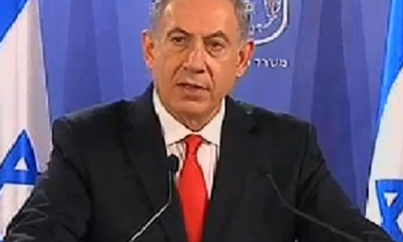 נתניהו. "ערוכים למערכה ממושכת" [צילום: מן הטלוויזיה]