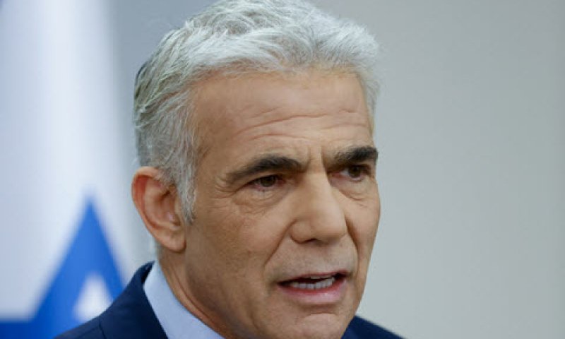 לפיד. "לחזור לרעיון של אחדות ישראלית" [צילום: אוליבר פיטוסי/פלאש 90]