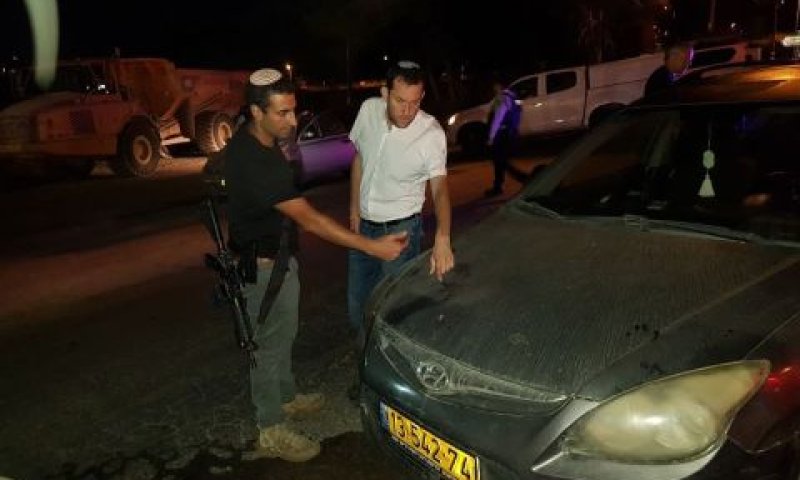 זירת הפיגוע [צילום: המועצה האזורית שומרון]