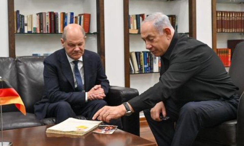 נתניהו ושולץ בביקורו בארץ [צילום: לע"ם]