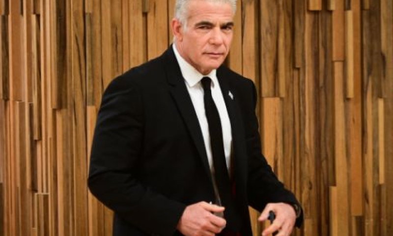 לפיד. טווה רשת [צילום: אבשלום ששוני/פלאש 90]
