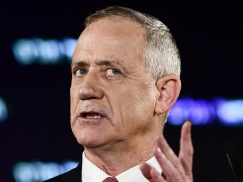 גנץ. נתניהו איבד את הממלכתיות [צילום: תומר נויברג/פלאש 90]