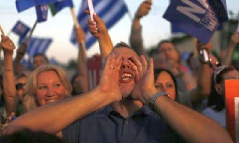 יוון לקראת הכרעה [צילום: AP /Emilio Morenatti]