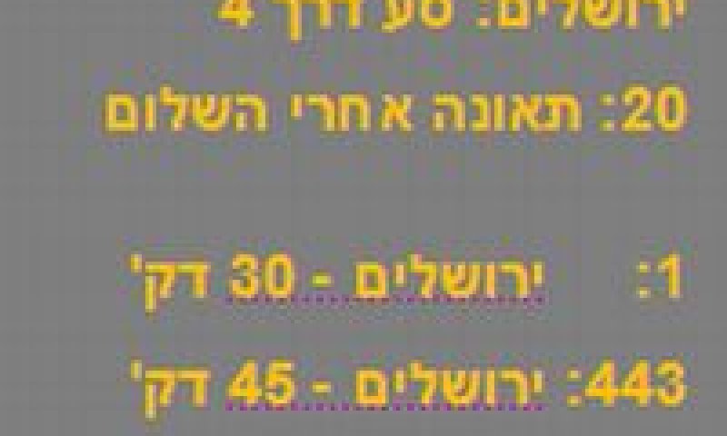 תוכן לדוגמה שיופיע בשילוט