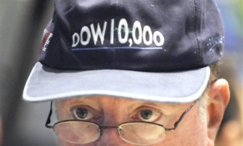 דאו ג'ונס מתחת ל-10,000 נקודות [צילום: AP]