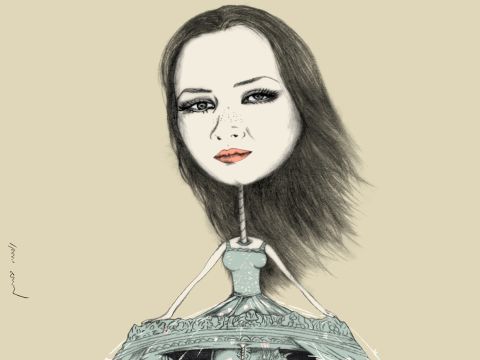 נינט. ציור של נעמה בנזימן [צילום: יח"צ]