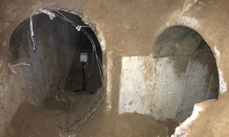 המנהרה שהתגלתה [צילום: דו"צ]