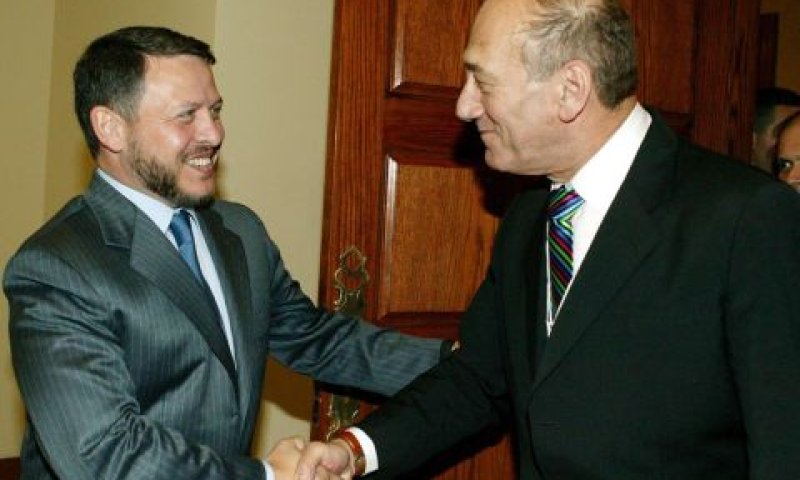 עבדאללה ואולמרט. בזמנים טובים יותר [AP]