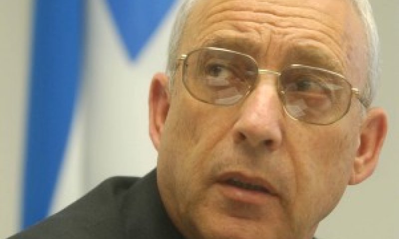 תומך במופז. בוים [צילום: פלאש 90]