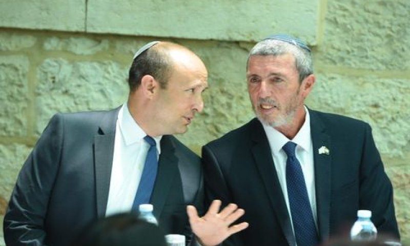 פרץ ובנט [צילום: יוסי איפרגן/לע"מ]