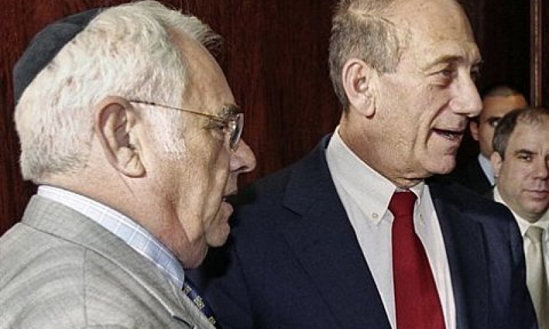 אולמרט וטלנסקי [צילום: AP]