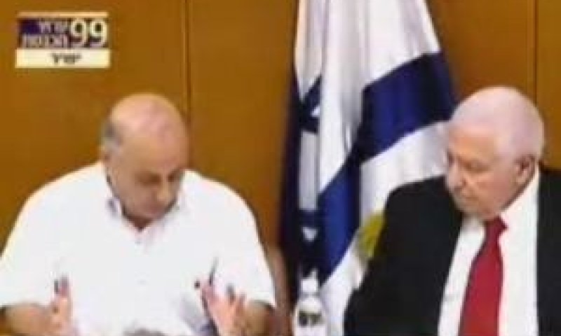 ענר ולינדנשטראוס. מבוכה [צילום: ערוץ הכנסת]