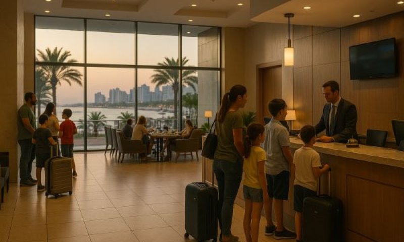 תפוסה גבוהה, תיירים מעטים [עיבוד AI]