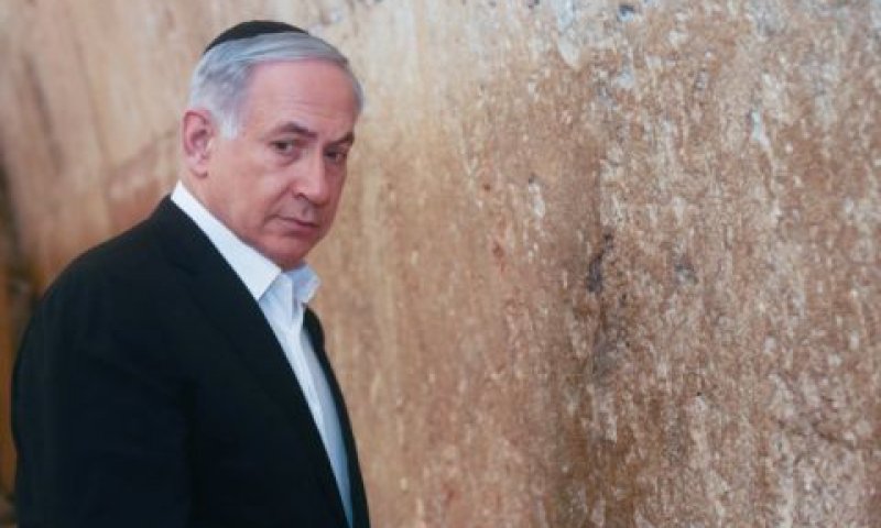 נתניהו בכותל [צילום ארכיון: פלאש 90]