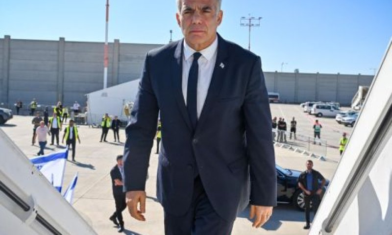 לפיד. ימריא ביום שני [צילום: קובי גדעון/לע"מ]
