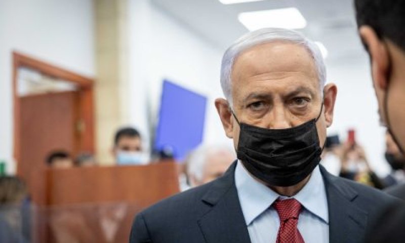 נתניהו השבוע בבית המשפט [צילום: יונתן זינדל, פלאש 90]