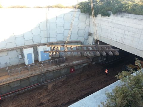 הרמת המסילה לצורך שיקום התשתית