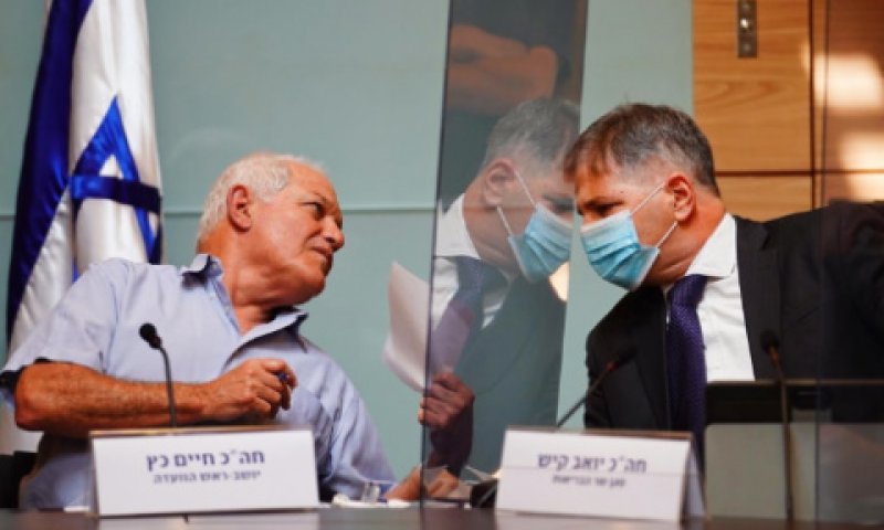 ח"כ כץ וסגן שר הבריאות יואב קיש [צילום: עדינה ולמן/דוברות הכנסת]
