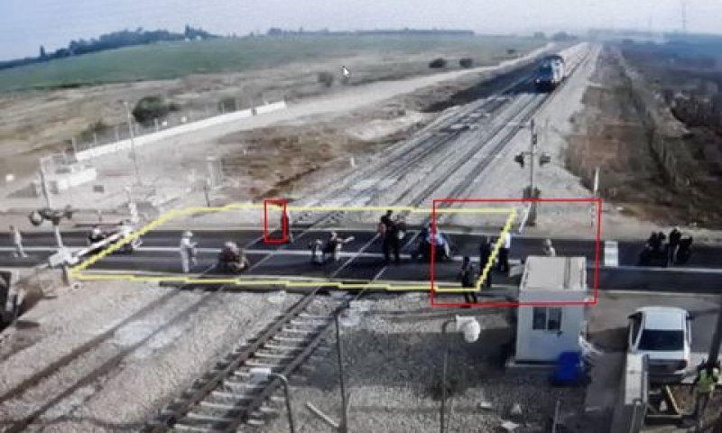 חסימת המפגש בשפיים [צילום: רכבת ישראל]
