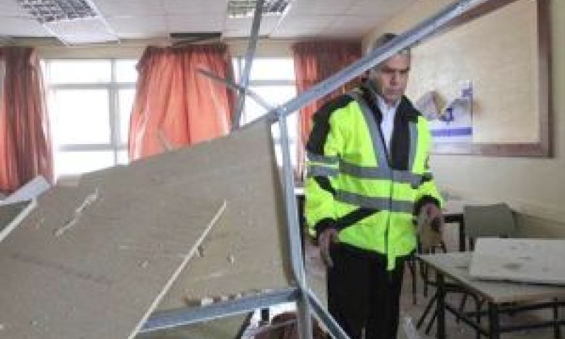קסאם באשקלון. הפונים מחזיקים באזרחות בלגית [צילום: AP]