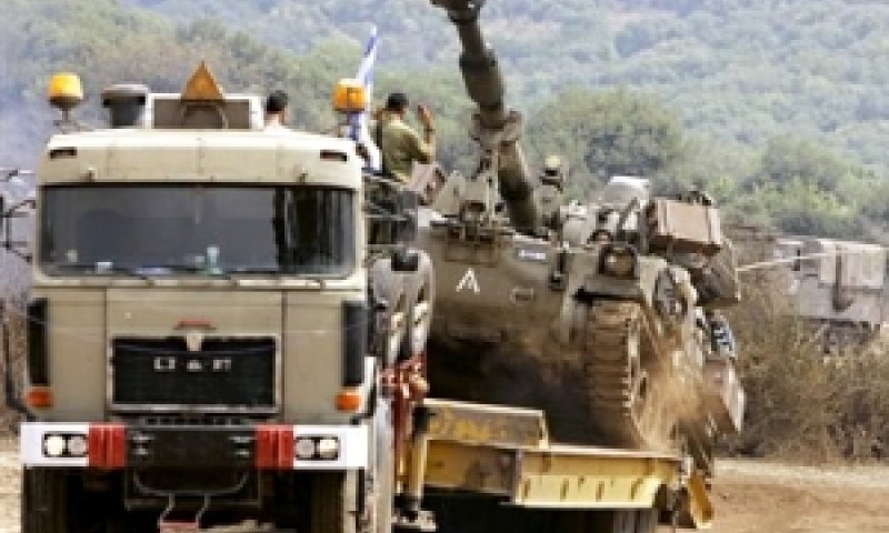 הובלת טנק במבצע עופרת יצוקה [AP]