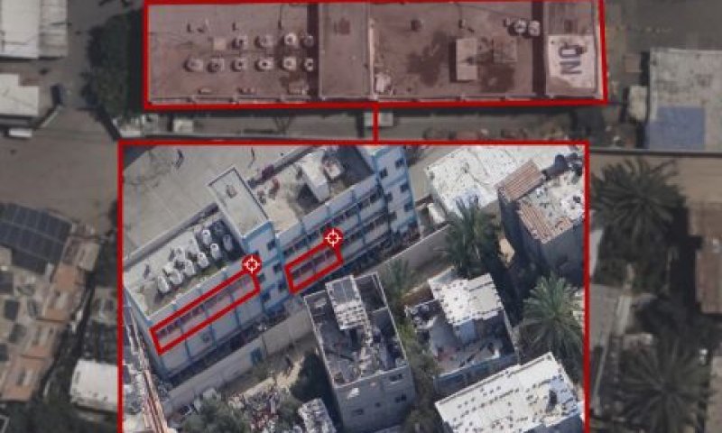 נקודת שהיית המחבלים במתחם בית הספר של אונרא בנוציראת