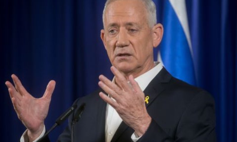 גנץ. דוחה ההצהרה [צילום: מרים אלסטר/פלאש 90]