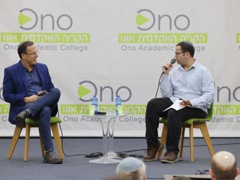 אסף משניות ומשה טור פז [צילום: אייל טואג]