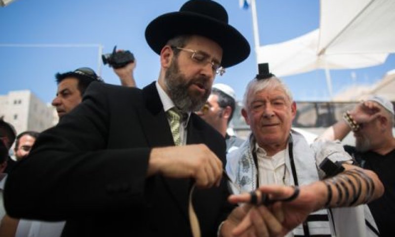 הרב לאו. אפס הכרה ברפורמים [צילום: יונתן זינדל/פלאש 90]