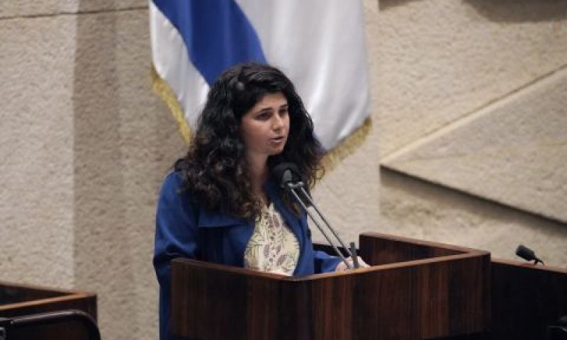 ח"כ השכל במליאה. התנגדה להחלטת עבאס[צילום: דני שם-טוב, דוברות הכנסת]
