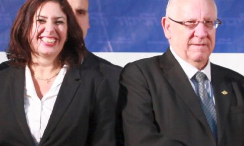 ראובן ריבלין ומירי רגב. במרכז הליכוד[צילום ארכיון: פלאש 90]