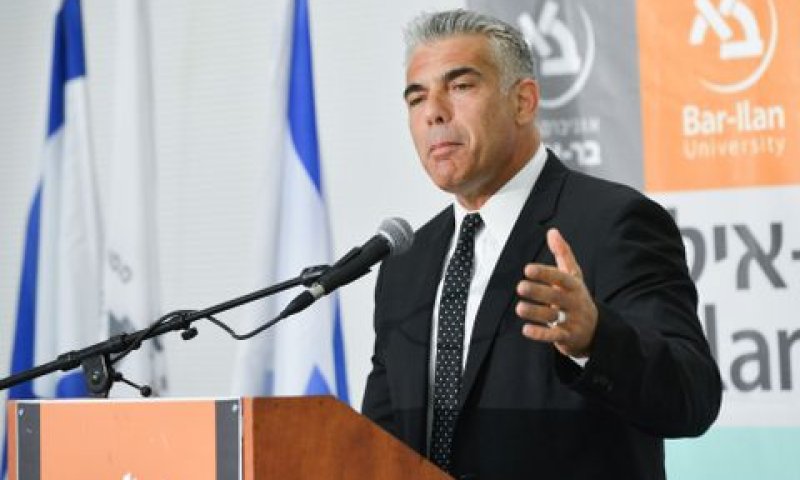 לפיד. עמיתיו הזרימו לידיעות [צילום: פלאש 90]