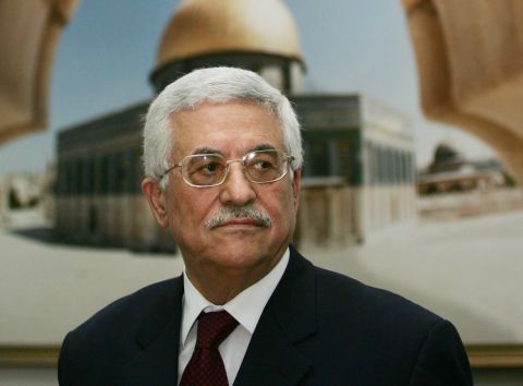 אבו מאזן בלשכתו ברמאללה [AP]