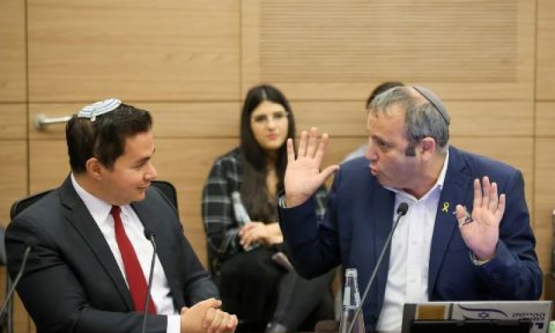 גלעד קריב ודן אילוז [צילום: נועם מושקוביץ/דוברות הכנסת]