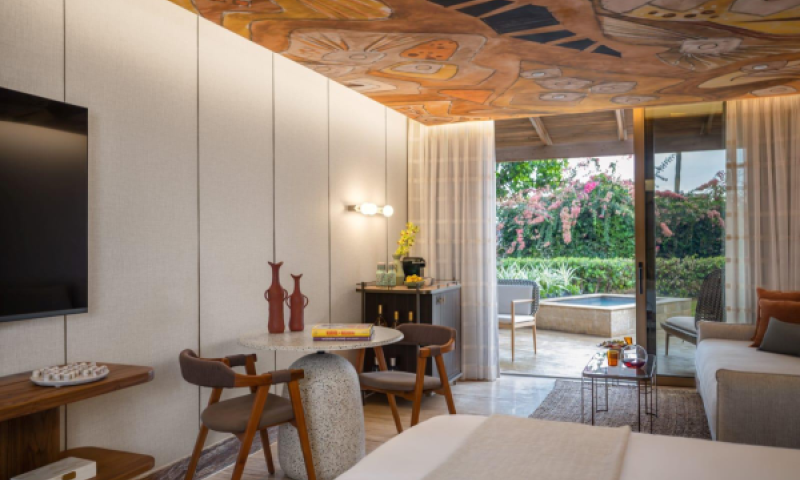 חדרי הגן המחודשים במתחם ה-Chalet בדן אכדי [צילום: סיון אסקיו]